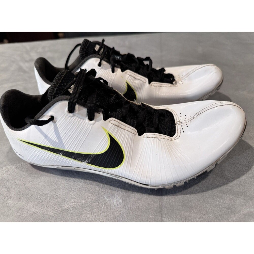 Nike Zoom Ja Fly Track Spikes White Black Volt Running Shoes US 8 487624-107